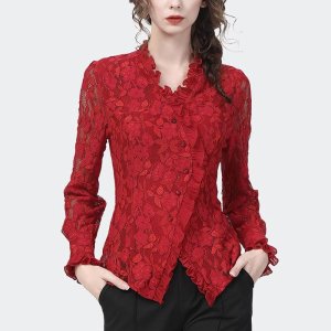 Woman lace blouse with different colors